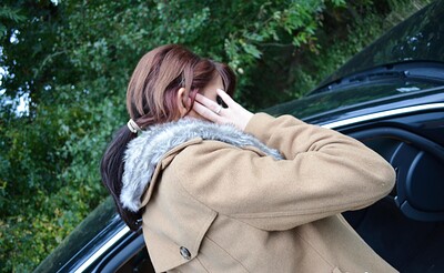  in Bareback sex with street hooker outdoors from 