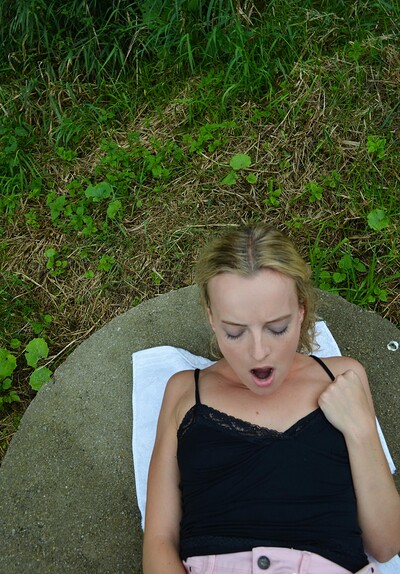 Victoria Pure in Blonde street whore banged in Car from 