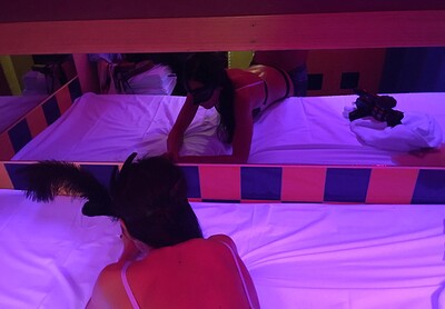  in Masked up whore bouncing on a hard cock from 