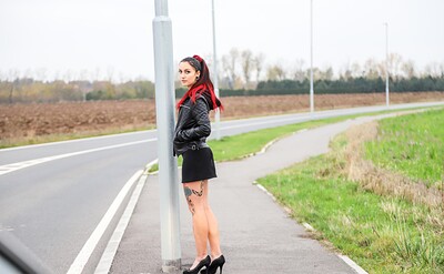 Charlotte Thorne in Alternative teen street slut from 