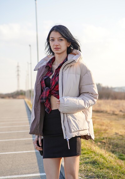 Madison Quinn in Newbie on the streets from 