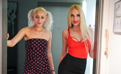 Emma Diamond and Anita Blanche in Hot Threesome With 2 Escort Girls from 