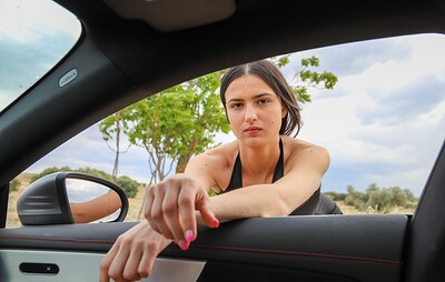 Rita Velasquez and Peter Stallion in Roadside punani from 