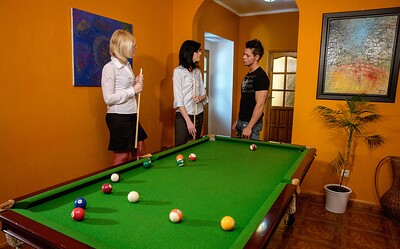 Sweet Cat and Barbra Sweet in Pooltable from 