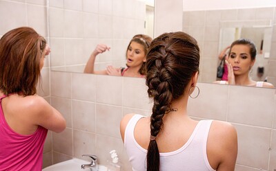 Rhianna Samuel and Jessica Koks in Toilet from 