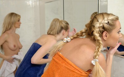 Rhianna Samuel and Bella D in Shower from 