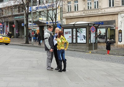 Ester B and Sweet Cat in Free Hugs Again from 