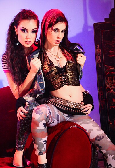 Joanna Angel and Sasha Grey in Joanna Angel Bangs Sasha Grey from 