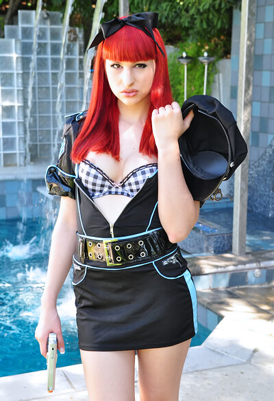 Bailey Jay and Domino Presley in She-Male Police, Scene #01 from 