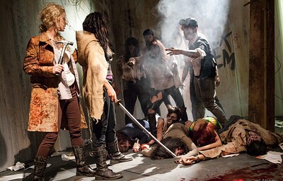 Skin Diamond and Kleio Valentien in I Hate Zombie Dick!, Scene #01 from 