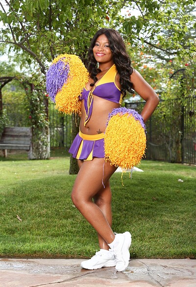 Monique Symone and Evan Stone in Chocolate Cheerleader Camp #05, Scene #03 from 