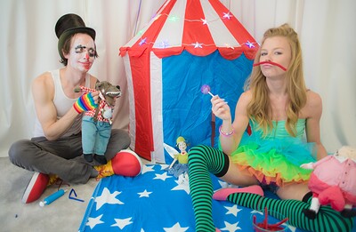Nicole Clitman and Owen Gray in Creepy Ass Clown's Perverted Circus from 