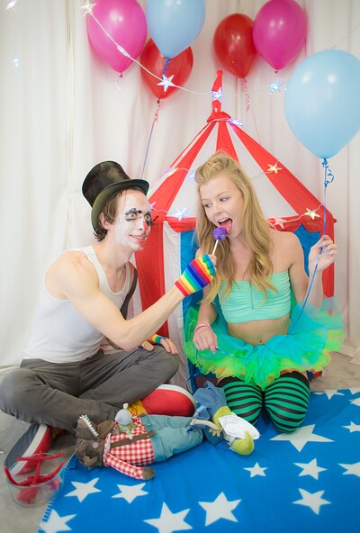 Nicole Clitman and Owen Gray in Creepy Ass Clown's Perverted Circus from 