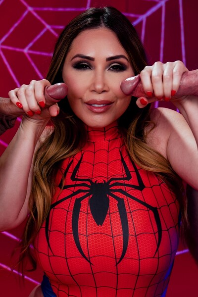 Evil Angel Kianna Dior Kianna Dior Halloween SpiderGirl Parody, Scene #01