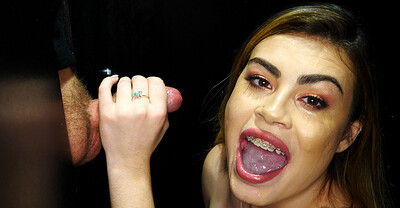 Veronica Valentine in Veronica's First Gloyhole Video, Scene #01 from 