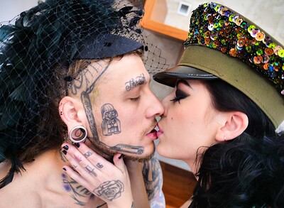 Charlotte Sartre and Damien Soup in Charlotte + Transvestite: Anal Gaping! from 