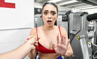 Ashly Anderson and Peter Green in Sneaky Gym Sex with Step Sis!, Scene #01 from 