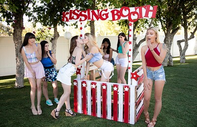 Ivy Wolfe and Danni Rivers in Caught At The Kissing Booth from 