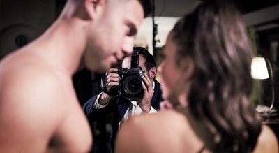 Abigail Mac and Seth Gamble in The Casting from 