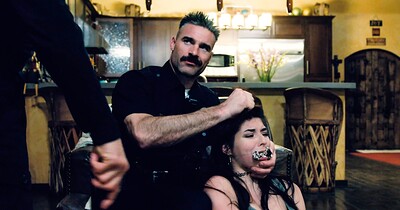 Keira Croft and Silvia Saige in Family Dispatch Unit: Foster Freaks from 