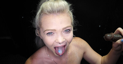 Kay Carter in Kay's First Gloryhole Video, Scene #01 from 