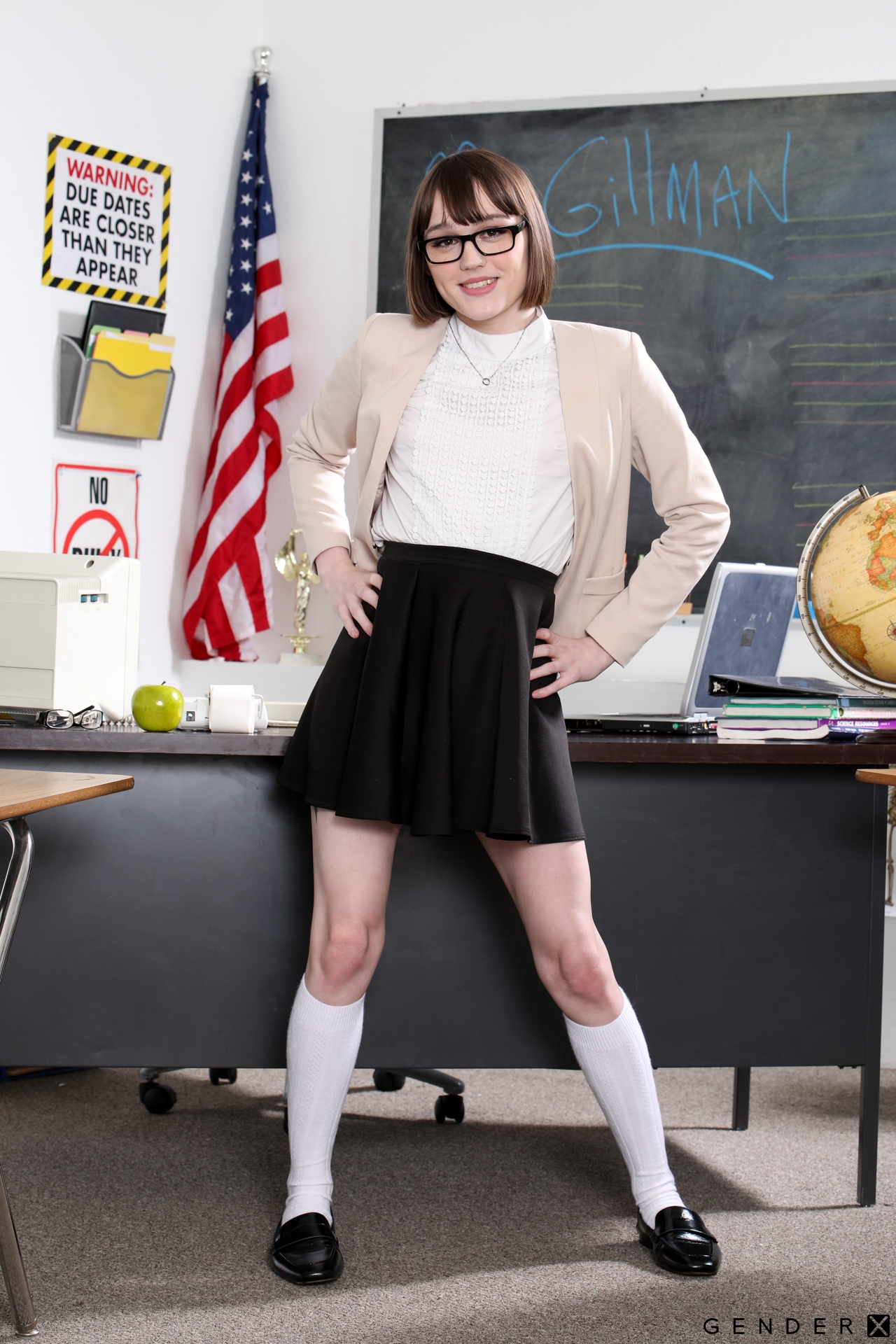 Kai Bailey in set Trans-Fer Students - Scene 3