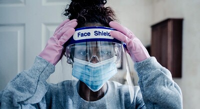 Scarlit Scandal and Jake Adams in Future Darkly: Pandemic - Laura's Delivery from 