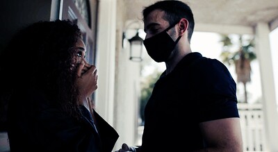 Scarlit Scandal and Jake Adams in Future Darkly: Pandemic - Laura's Delivery from 