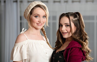Aften Opal and Nikole Nash in Inquiring Minds, Scene #01 from 