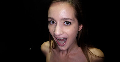 Nadia Noja in Nadia's First Gloryhole Video, Scene #01 from 