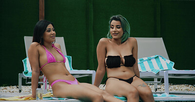 XxLayna Marie and Roxie Sinner in First Experience - Part 1, Scene #01 from