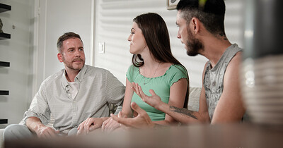 Fiona Frost and Tony Rubino in Giving Away My Stepdaughter from