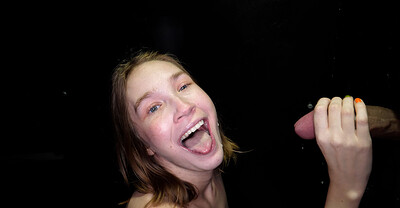 Claire Roos in Claire's First Gloryhole Video, Scene #01 from 
