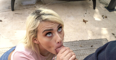 Indica Monroe and Tyler Steel in Indica Smokes Cock, Scene #01 from