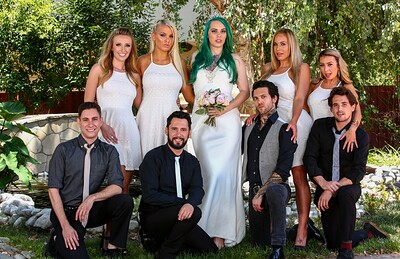 Taurus and Olivia Austin in Bridal Party Orgy, Scene #01 from