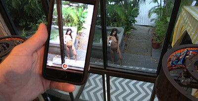 Gianna Dior and Brick Danger in Catchin' My Pathetic Pervert Stepbro Creepin'!, Scene #01 from 