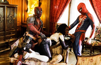 Ana Foxxx and Seth Gamble in SPIDEYPOOL XXX: An Axel Braun Parody - Scene 4 from 