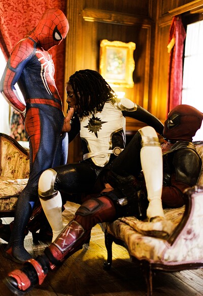Ana Foxxx and Seth Gamble in SPIDEYPOOL XXX: An Axel Braun Parody - Scene 4 from 