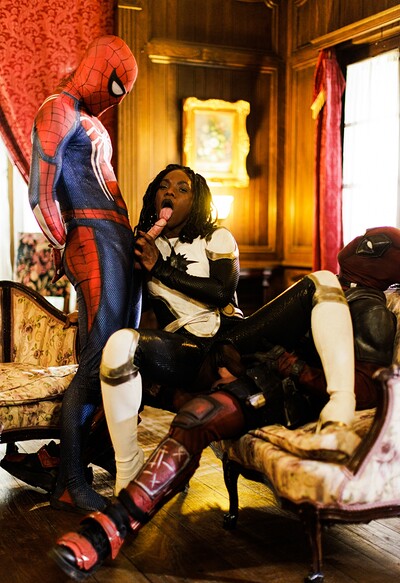 Ana Foxxx and Seth Gamble in SPIDEYPOOL XXX: An Axel Braun Parody - Scene 4 from 