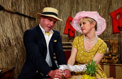 Dee Williams and Michael DelRay in Gilligan's Bi-Land - A Parody - Scene 2 from