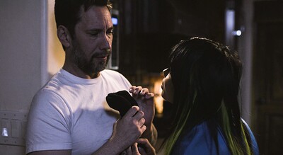 Xwife Karen and Tommy Pistol in The Man In The Mask, Scene #01 from