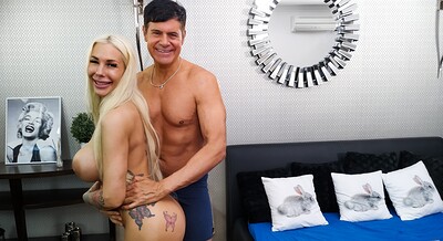 Kyra Hot in Stepmom punishes her son for Skipping School in her own Special Way from 