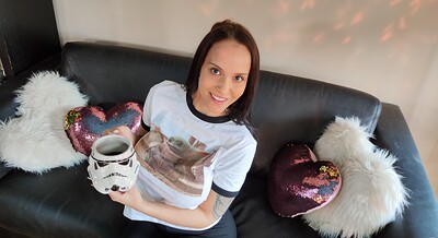 Jennifer Mendez in May the Fourth be With You - Part 2 - Dinosaur Cock Shows Her The Light Side from 
