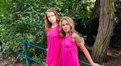 Rika Fane and Eden Ivy in Selfie Museum is Hot Spot for Sorority Sluts - Part 1 Scene #01 from