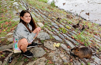 Serina Gomez in Beavers and Creampies for Duck Feeding Cutie Serina Gomez - Part 2 Scene #01 from