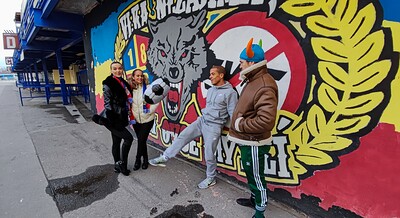 Jennifer Mendez and Lady Gang in Soccer Hooligans Lady Gang & Jennifer Mendez Insane Orgy from