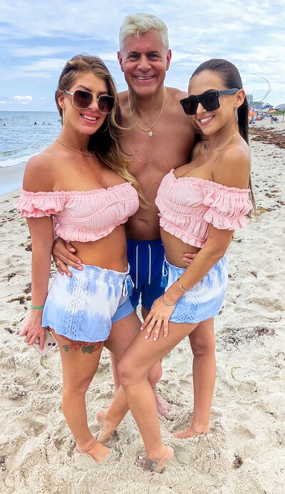 Lolly Dames and Armani Black in Bringing Home Big Tits Brunettes Beach Babes For A Threesome from