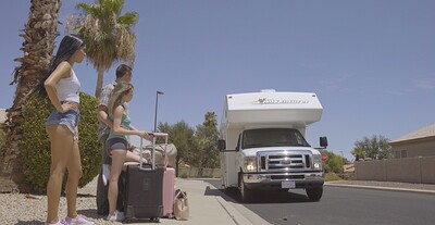 Angel Smalls and Brad Sterling in Road Trip Ep 1 - S2:E12 from