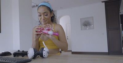 Charles Dera and Sarah Lace in My Step Sis Is A Gamer Girl - S18:E10 from 