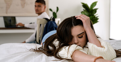 Megan Marx and Victor Ray in Banging Stepbro During Class - S31:E5 from 